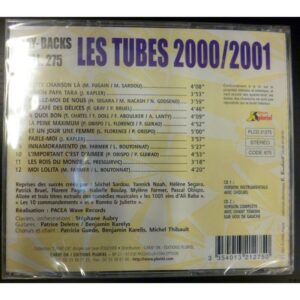 CD PLAYBACKS LES TUBES 2000/2001