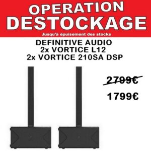 2x VORTICE L12 + 2x VORTICE 210SA DSP