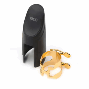LIGATURE SAXO ALTO RICO + COUVRE BEC HAS1G