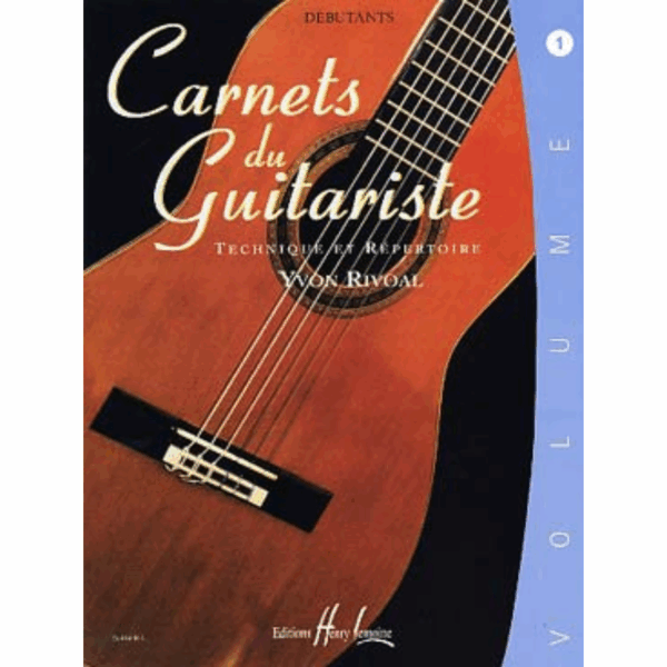 CARNET DU GUITARISTE VOL 1
