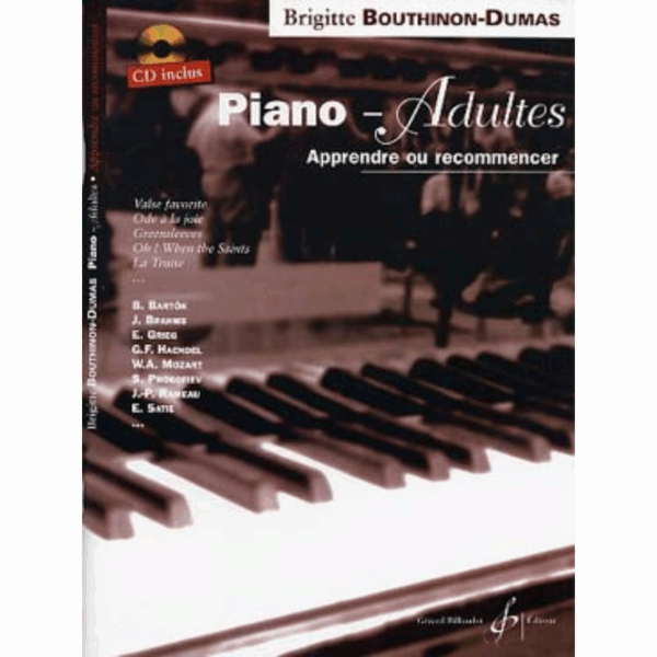 PIANO ADULTES - APPRENDRE OU RECOMMENCER