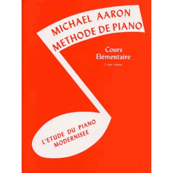 METHODE DE PIANO AARON VOL 2