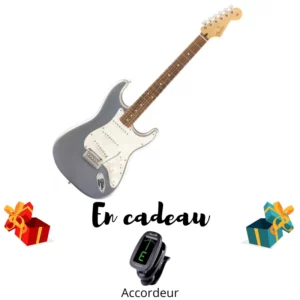 GUITARE ELECTRIQUE FENDER MEXIQUE PLAYER STRAT SILVER