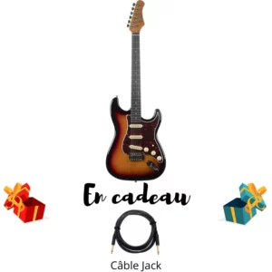 GUITARE ELECTRIQUE EKO ST300 SUNBURST