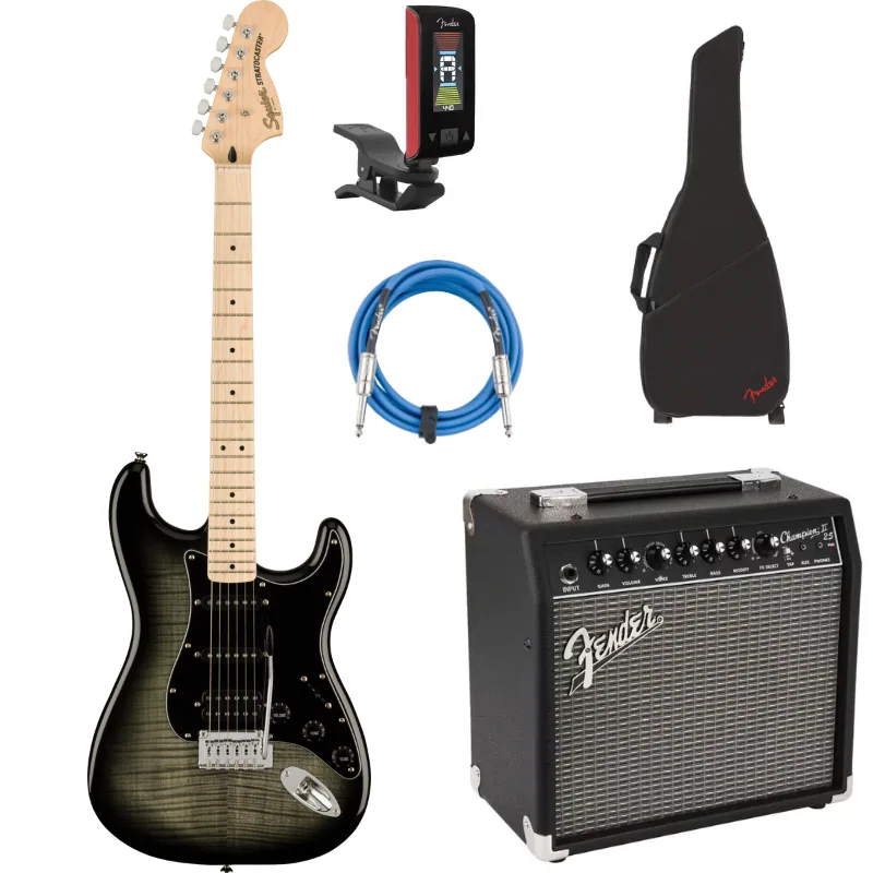 PACK GUITARE ELECTRIQUE FENDER SQUIER AFFINITY PREMIUM