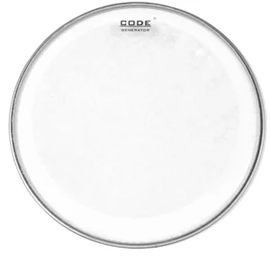 PEAU DE TOM CODE DRUM GENERATOR TRANSPARENTE 10″